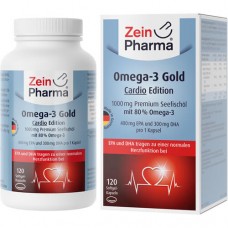 OMEGA-3 Gold Herz DHA 300mg/EPA 400mg Softgel-Kap. 120 St