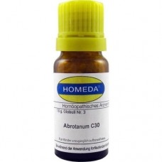 HOMEDA Abrotanum C 30 Globuli 10 g