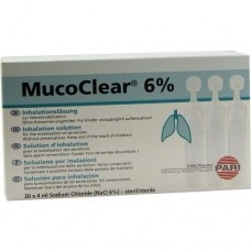MUCOCLEAR 6% NaCl Inhalationslösung 20X4 ml