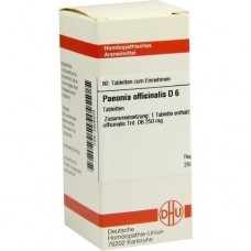 PAEONIA OFFICINALIS D 6 Tabletten 80 St