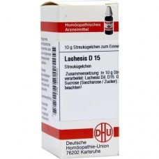 LACHESIS D 15 Globuli 10 g