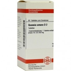 QUASSIA D 2 Tabletten 80 St