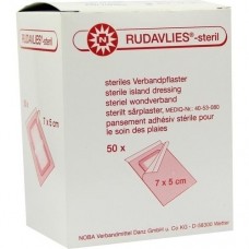 RUDAVLIES-steril Verbandpflaster 5x7 cm 50 St