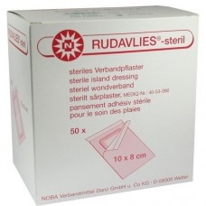 RUDAVLIES-steril Verbandpflaster 8x10 cm 50 St