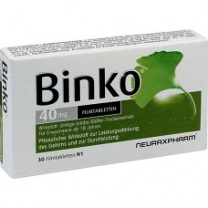 BINKO 40 mg Filmtabletten 30 St