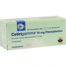 CETIRIGAMMA 10 mg Filmtabletten 50 St