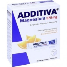 ADDITIVA Magnesium 375 mg Sticks Orange 20 St