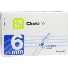 MYLIFE Clickfine Pen-Nadeln 6 mm 100 St
