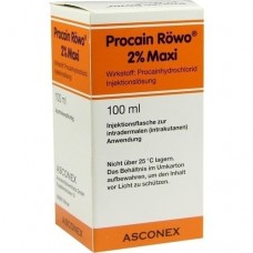 PROCAIN RÖWO 2% Maxi Injektionsflaschen 100 ml
