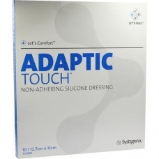 ADAPTIC Touch 12,7x15 cm nichthaft.Sil.Wundauflage 10 St