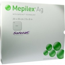 MEPILEX Ag Schaumverband 20x20 cm steril 5 St