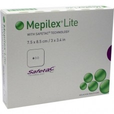 MEPILEX Lite Schaumverband 7,5x8,5 cm steril 5 St