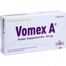 VOMEX A Kinder-Suppositorien 40 mg 5 St
